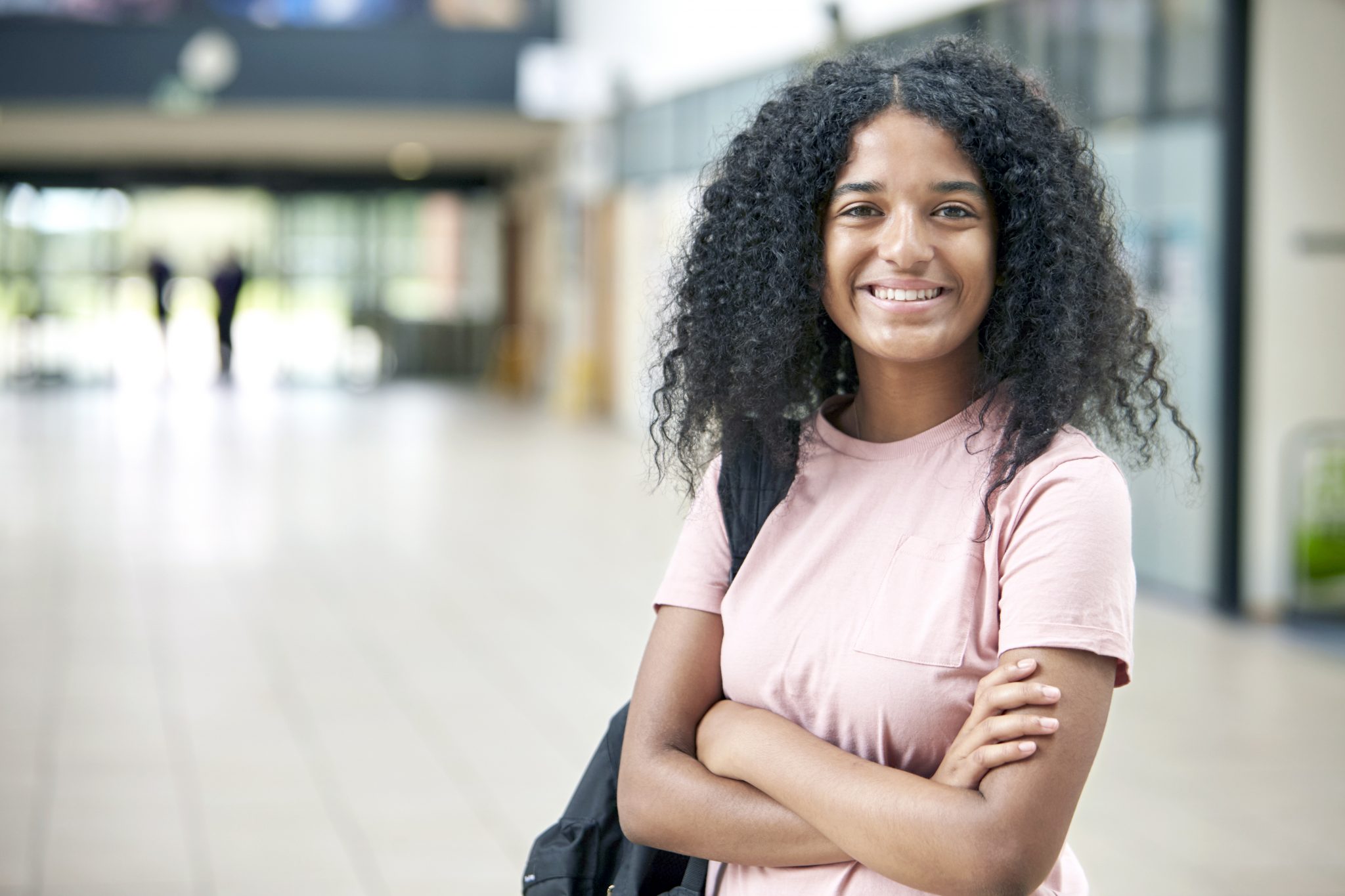 Student having done test-blind admissions process